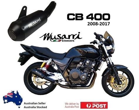 Buy Honda CB400 Super Four 2008-2017 Musarri GP Street Series Slip-on ...