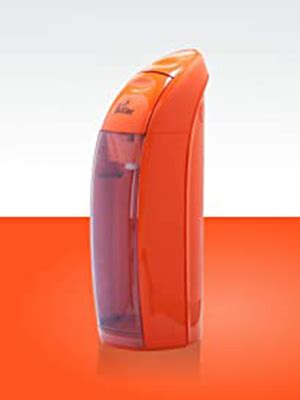 Mr. Butler Italia Soda Maker- Orange,2 Cylinder pack, Create Sparkling ...