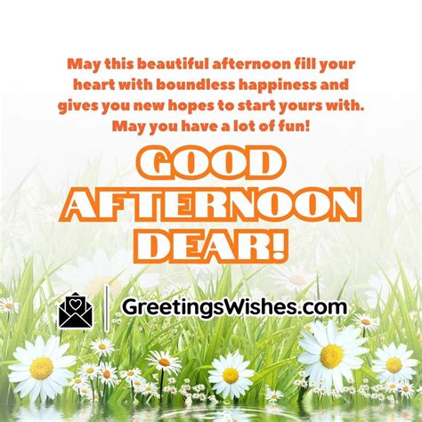 Good Afternoon Wishes - Greetings Wishes