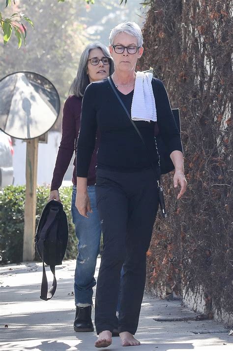 Jamie Lee Curtis's feet