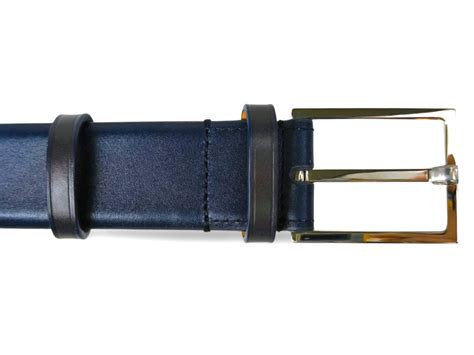 ★激レア・51％OFF・新品未使用★ ジョンロブ AUSTELL オーステル カーフベルト ダークネイビー サイズ80cm×32mm ベルト ...