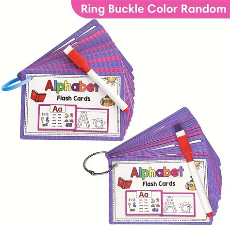 26 Letters CVC Woord Leer Flashcards + 1 Herbruikbare Pen Voor Het ...