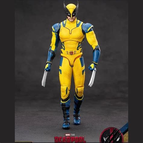 ZD toys Marvel Wolverine Action Figure in Classic Yellow & Blue Suit ...