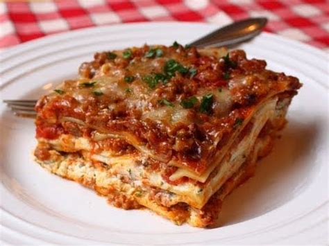 Lasagna Recipe   Beef & Cheese Lasagna   Christmas Lasagna  
