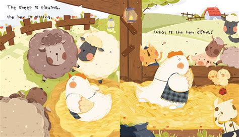 宝宝英语阅读之动物农场篇|Illustration|kids illustration|Flora1992_Original作品-站酷ZCOOL