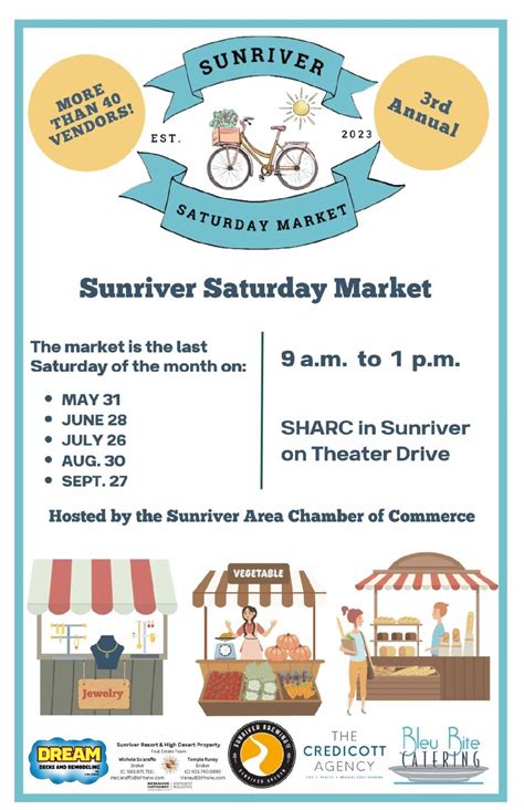 2025 Sunriver Saturday Market – Sunriver Area Chamber of Commerce