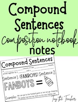 Image result for Compound Complex Sentences Fanboys Examples