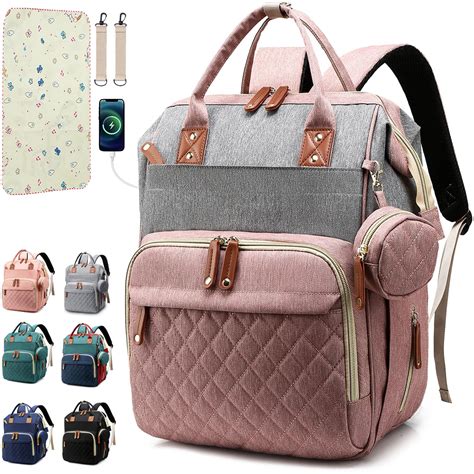 Amazon.com: SHITIESHOU Diaper Bag Backpack Baby Bag, Baby Girl Boy ...