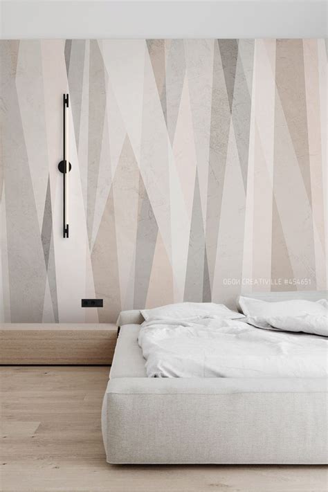 Дизайнерские обои в стиле минимализм | bedroom interior design | House ...