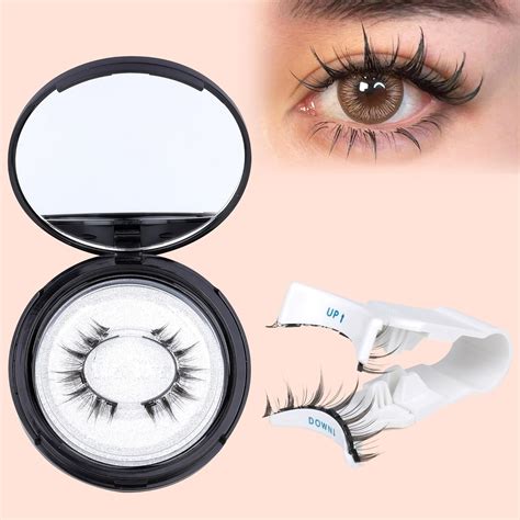 Amazon.com: ALICROWN Magnetic Eyelashes Natural Anime Lashes No Glue ...