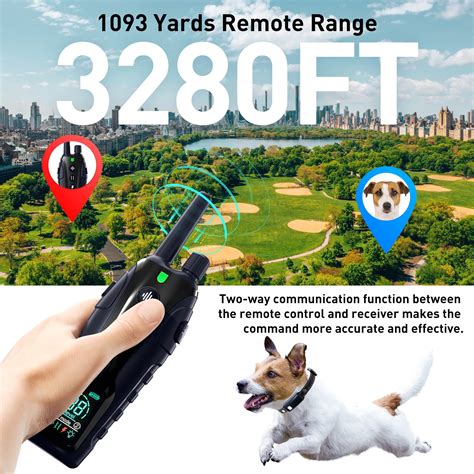 Dog Shock Collar,Dog Training Collar with Remote 3280FT,Shock Collar ...
