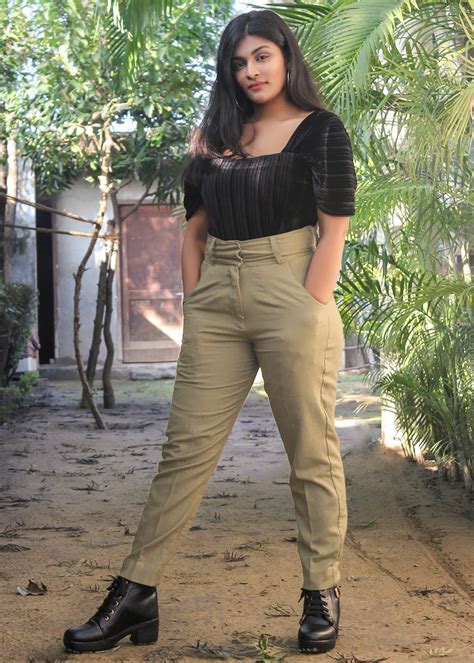 Get Solid High Waist Trousers at ₹ 2250 | LBB Shop