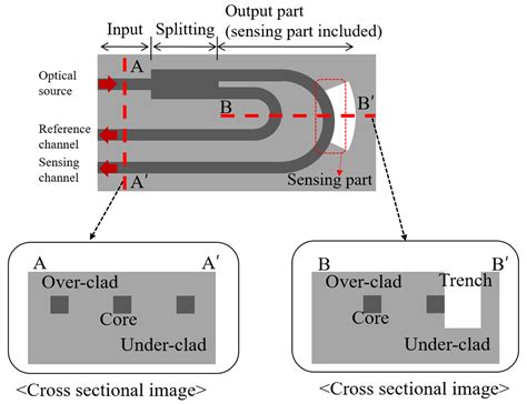 PLC-Based Integrated Refractive Index Sensor Probe with Partially ...