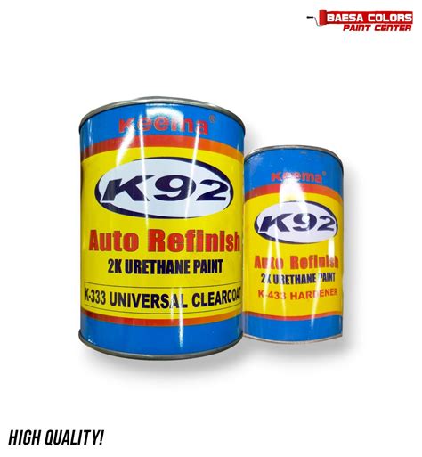 K92 Auto Refinish 2K Urethane Universal Clear Coat 1L Set – BAESA ...
