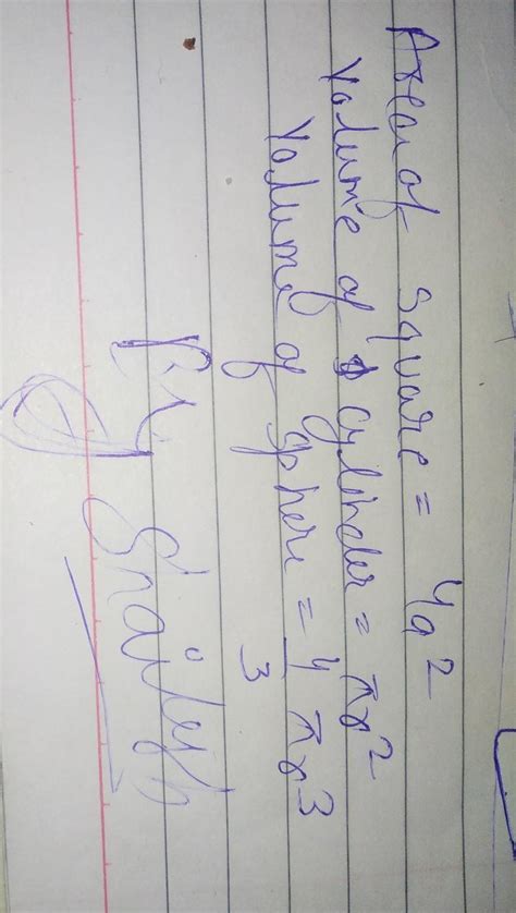 surface areas and volumes chapter all formulas class 10th maths chapter ...