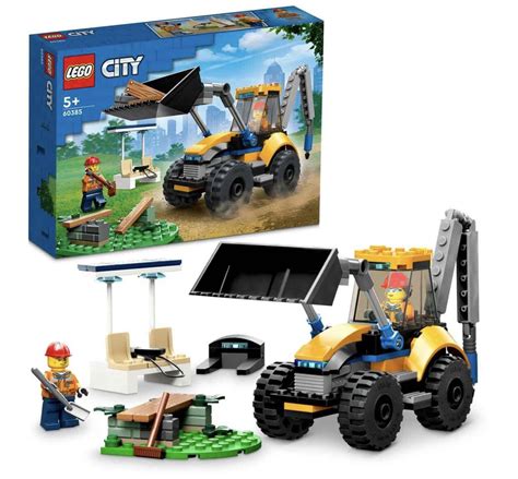 LEGO City Construction Digger 60385 Building Toy Set (148 Pcs ...