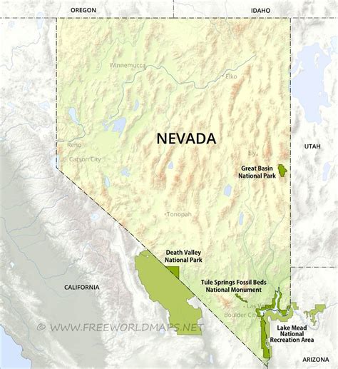 Great Basin Physical Map