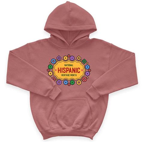 Kids’ Sponge Fleece National Hispanic Heritage Month Hoodie – Spanish ...