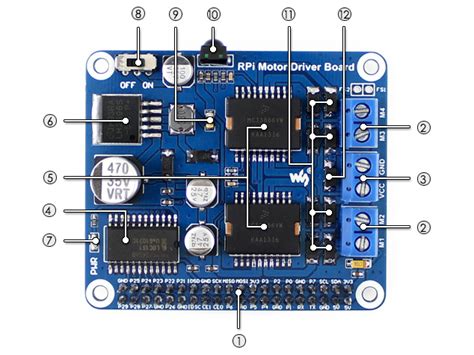 RPi Motor Driver Board – ThinkRobotics.com