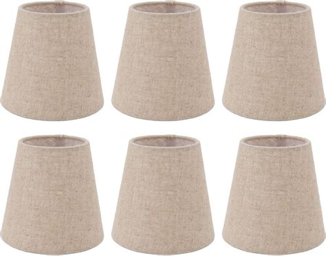 Small Lamp Shade Set of 6 Chandelier Shades, Small LampShade Clip On ...