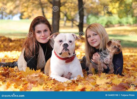Fall and animals stock photo. Image of happiness, autumn - 34405198