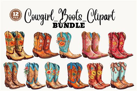 Cowgirl Boots Clip Art
