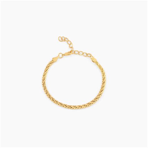 Men's Urban Weave Bracelet | Modern Men's Gold Bracelet | Black Mamba ...