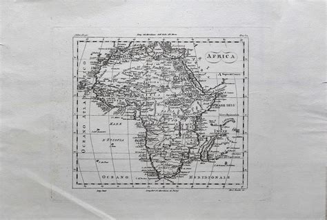 Unknown - Ancient Map of Africa - Etching - 19th century For Sale at 1stDibs | margorari leaked ...