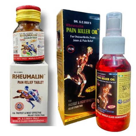ABA03 Dr SC Debs Rheumalin Pain Relief Tablet Homeopathic & Rheumalin ...