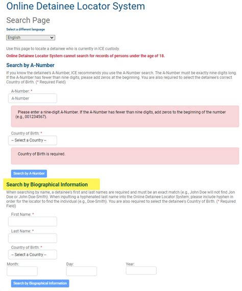North Dakota Department of Corrections Inmate Search Instructions