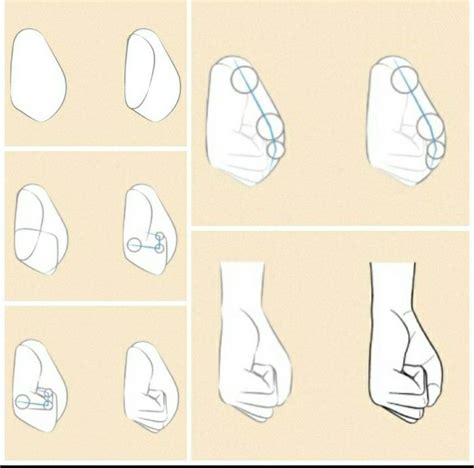 Image result for Anime Hand Tutorial