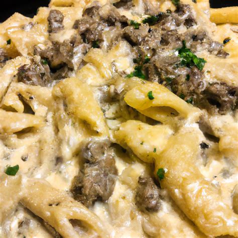Delicious ground beef pasta recipe with creamy alfredo sauce – Artofit