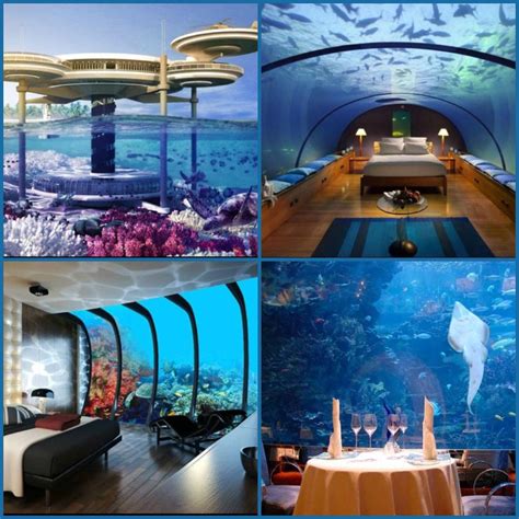 How awesome would it be to stay & dine at this underwater hotel in ...