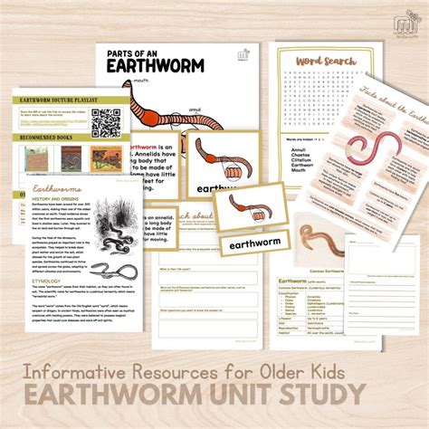 Simple Earthworm Unit Study for 3-9 Years Old - MindSprout