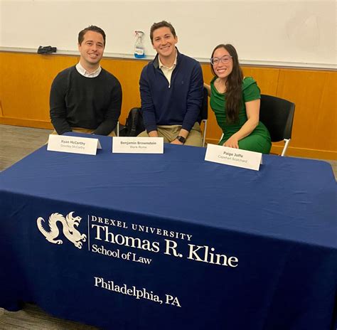 Always a treat to return to Drexel University's Thomas R. Kline School ...