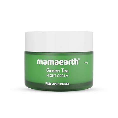 Mamaearth Green Tea Night Cream With Green Tea & Collagen For Open ...