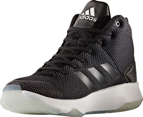 adidas Rubber Cloudfoam Executor Mid Basketball Shoes in Black/Black ...