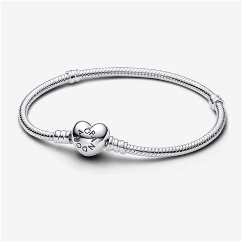 Engravable Heart Charm Bracelet Set | Sterling silver | Pandora US