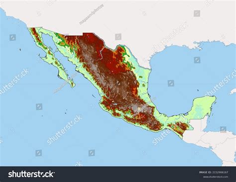 Graphical Map of Mexico 的图像结果