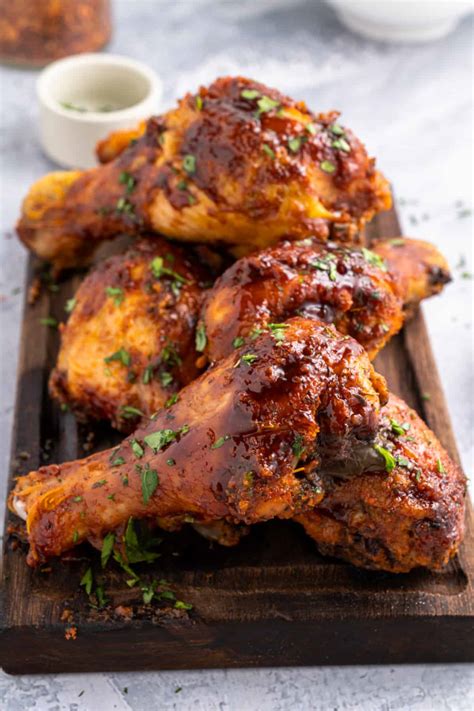 Oven Baked Bbq Chicken Legs Sticky Oven Chicken Thighs BBQ Sims Home