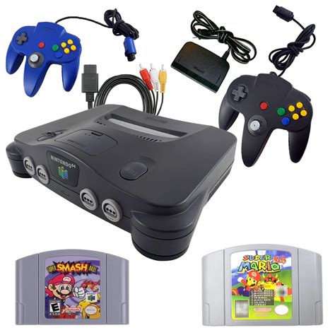 Nintendo 64 (N64) Console Bundle: Super Smash Bros & Super Mario 64 ...