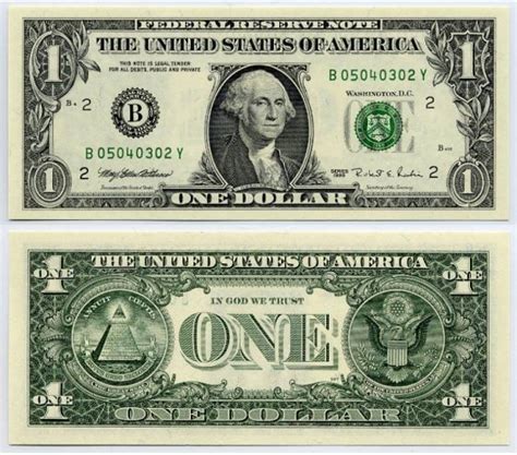 Add a Touch of Currency to Your Designs with 1 Dollar Bill Cliparts ...