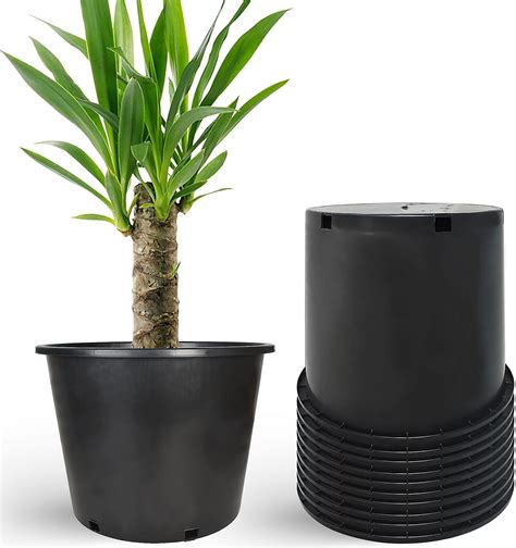 Amazon.com: Gro Pro GL56724820 Premium 7 Gallon Plant-Nursery-pots ...