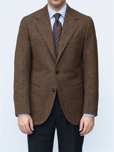 Sport Coat Brown Donegal Tweed | Besnard