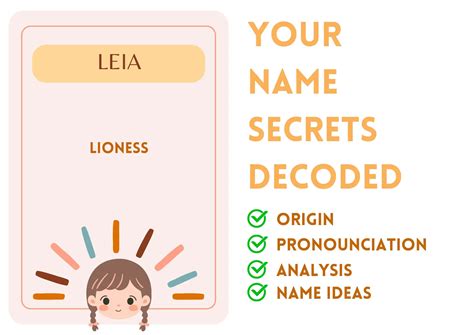 Leia - Hebrew Girl Name Meaning and Pronunciation