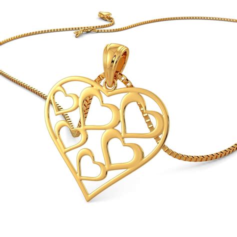 Joyalukkas 22k (916) Yellow Gold and Pendant for Girls : Amazon.in ...