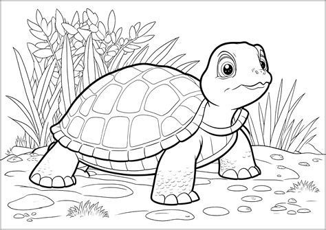 Free Printable Turtle Coloring Pages For Kids