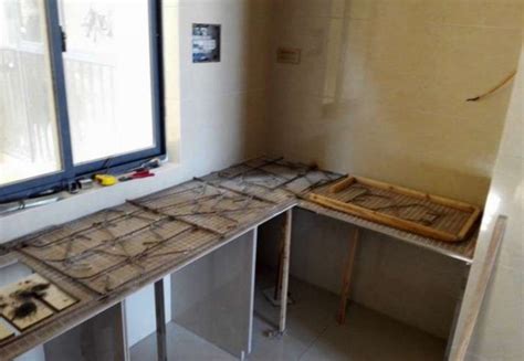 瓷砖灶台橱柜制作,瓷砖灶台,用瓷砖做的橱柜图_大山谷图库