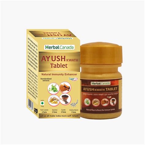Buy Herbal Canada Ayush Kwath Tablet (100 Tab) (Pack of 3) Online at ...