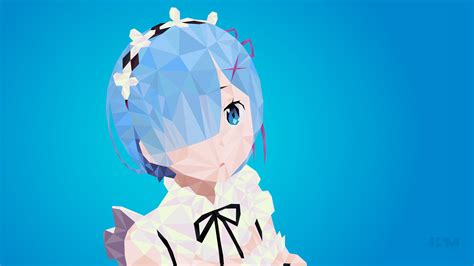 Rem from Re:ZERO - Stunning 4K Ultra HD Wallpaper by Krukmeister